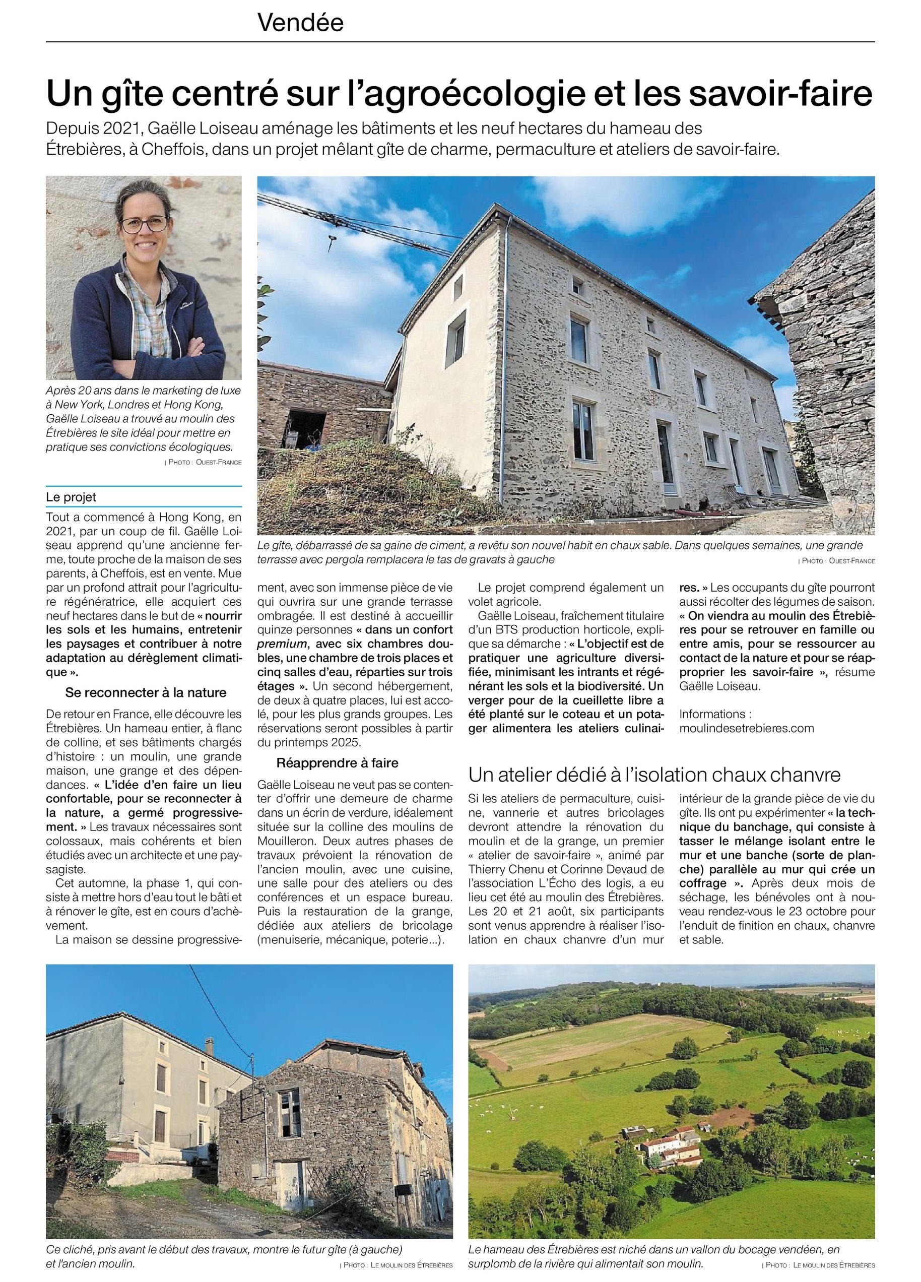 Ouest France article