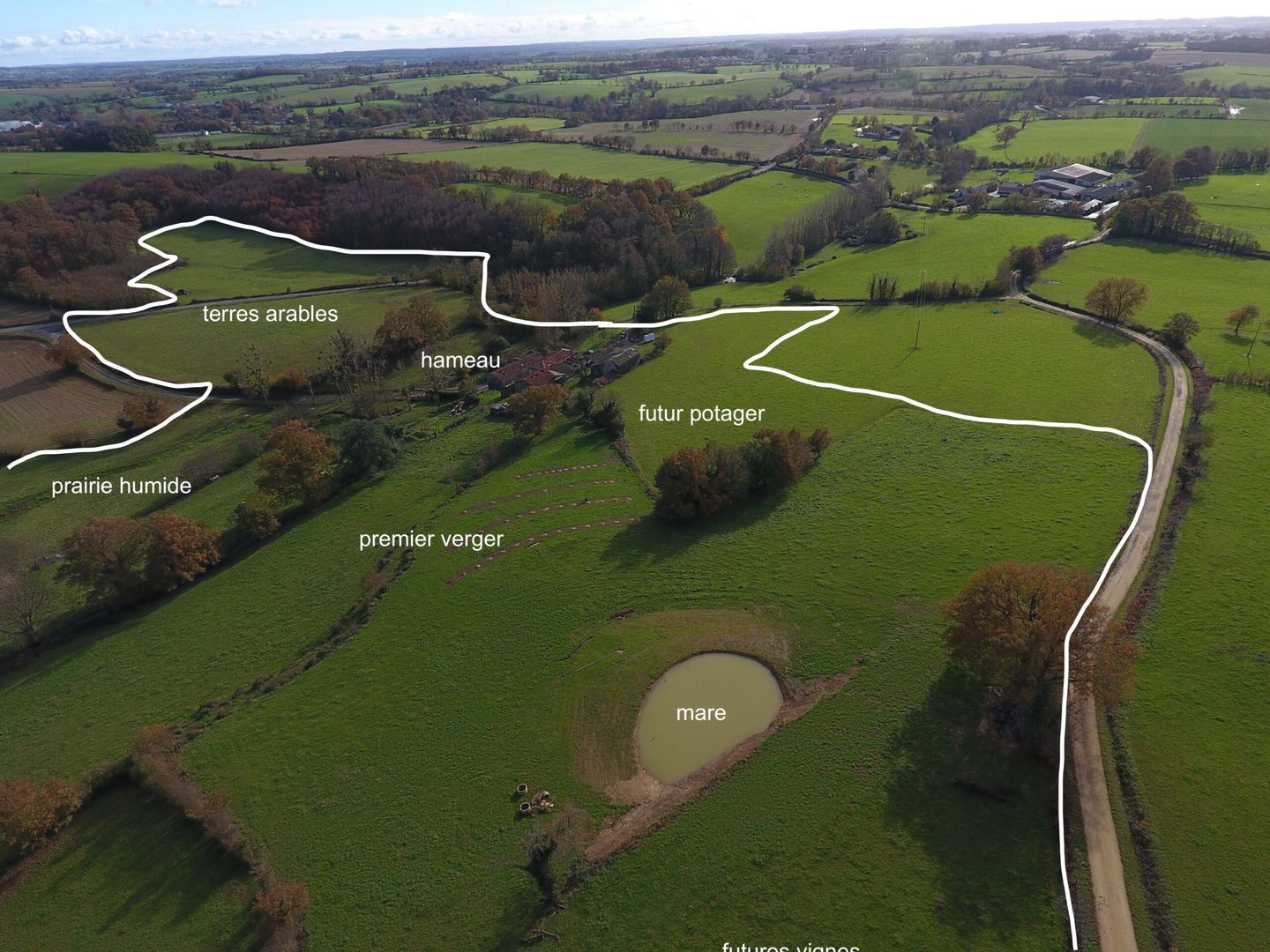 Photo drone parcellaire