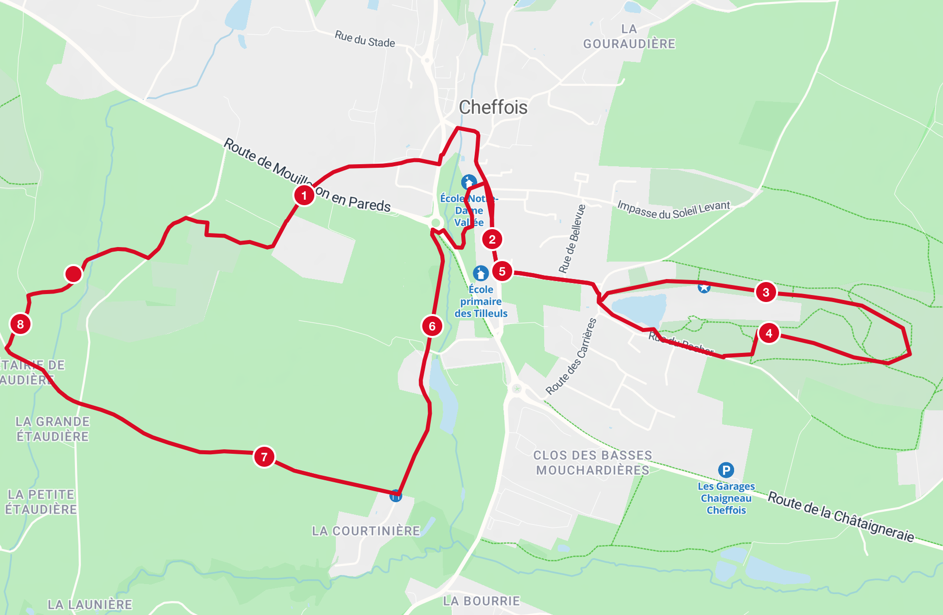 Sentier des carrières