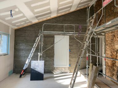 Chantier chaux-chanvre