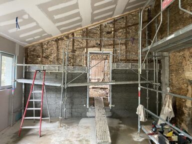 Chantier chaux-chanvre