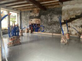 Bedroom 1 and 2 concrete slab