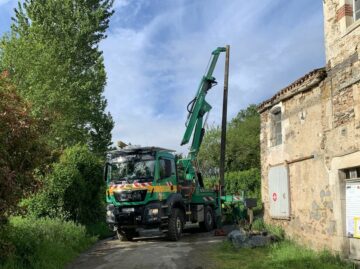 Removal of electricity poles