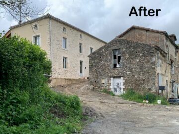 Entrance to hamlet after