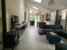 Salle de vie Gite de charme grande capacité