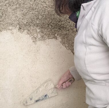 Enduit chaux chanvre sable